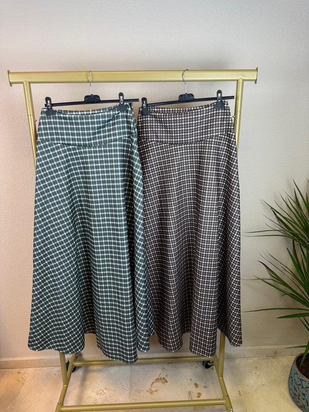 Falda Larga Antelina Cuadros