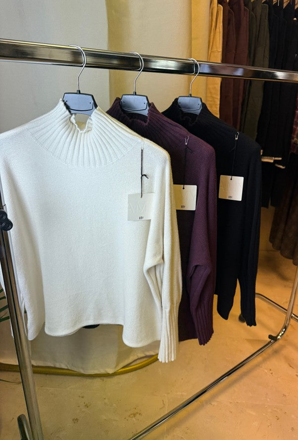 Jersey Cuello Alto de Punto