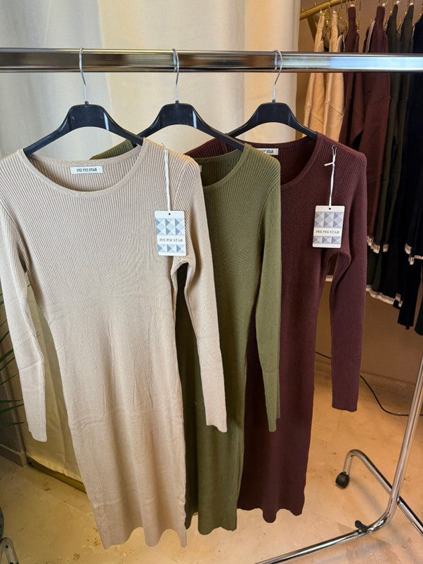 Vestido de Punto Ajustado